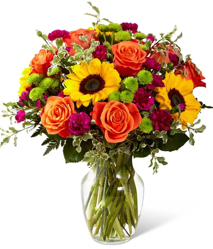 Farbexplosionen Blumenstrauß
