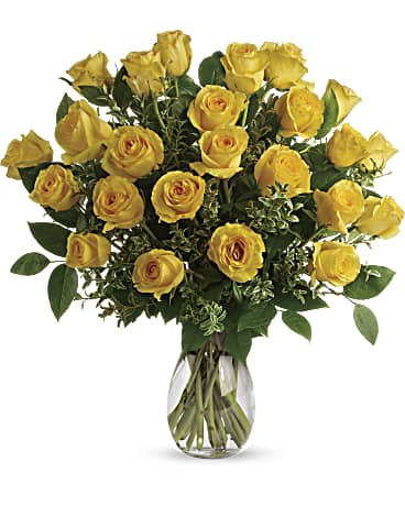 Yellow Roses Bouquet - Same-Day Flower Delivery Jupiter, FL