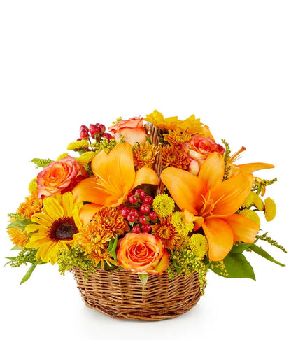 Fall Harvest Woven Basket