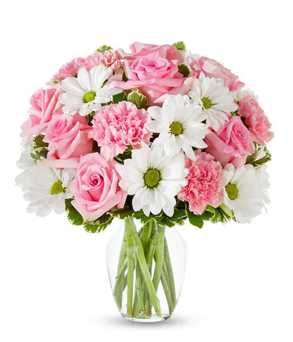 Pastel Rose & Daisy Delight