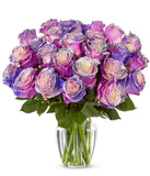 Purple Pastel Glitter Roses